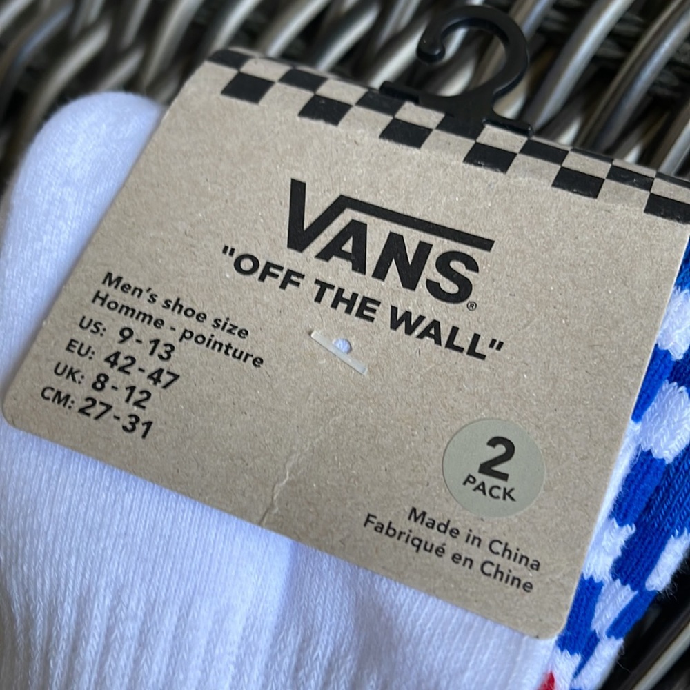 • VANS “Off The Wall” Men’s socks ( 2 pairs socks set ) - Picture 12 of 12